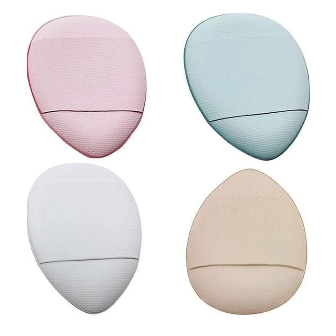 Finger Powder Puff for Makeup, Soft Mini Sponge Applicator, Pack of 4, Multicolour (Pack of 4)-picture-37