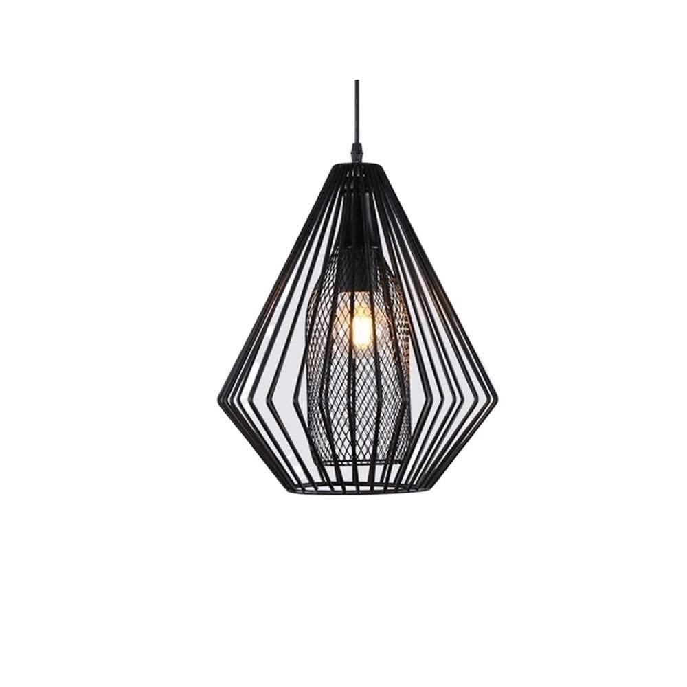 Chandelier minimaliste de salle a manger en fer forge noir lustre de qualite superieure