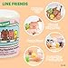 Hamee LINE Friends minini Cute Capsule Squishy (LINE Friends - Series 1) Water Filled [Box Mini Fidget Stuffer Birthday Gift Bag, Party Favor, Basket Filler, Stress Relief Toy] - 1 Pc (Mystery Blind)