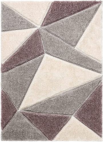 Image of Soft Modern Shag Area Rugs Fluffy Living Room Carpet Comfy Bedroom Home Decorate Floor Kids Playing Mat Size 4x4 Feet Square Color Multi E