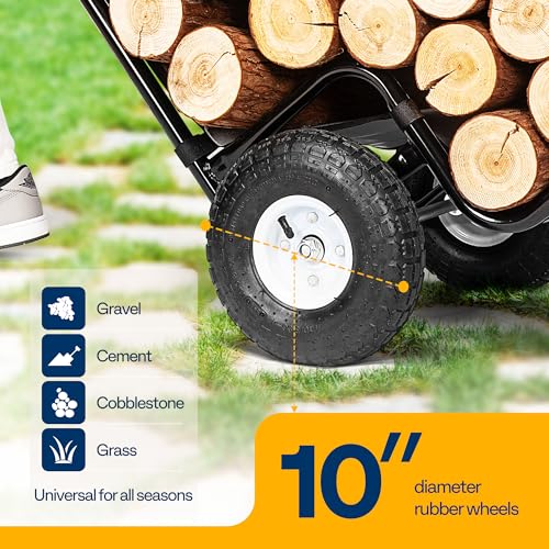 VIVOHOME Firewood Cart Medium