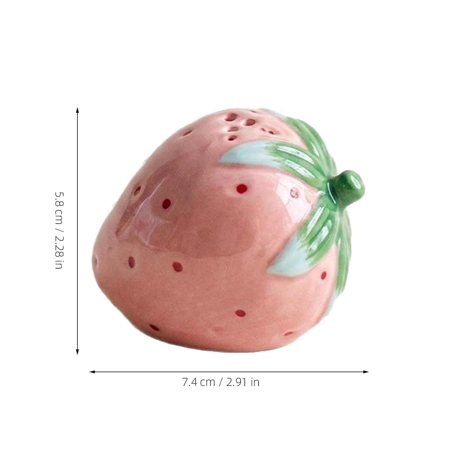 OSALADI 2 ceramiczne solniczki i pieprzniczki, miniaturowa dekoracja