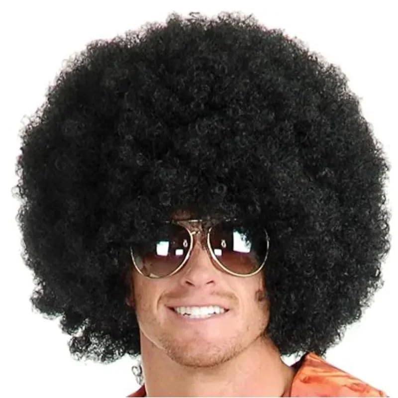 wigs Synthetic Afro Wigs for Men and Women 70s Unisex Costume Funny Party Big Afro Wigs hairpiece