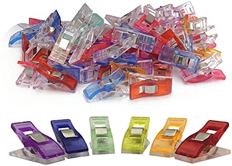 PERFORMORE 100 Pack of Multipurpose Stitching Clips and Quilting Clips