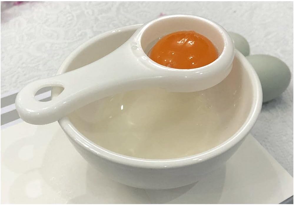 1PC Egg Yolk Separator Divider White Plastic Convenient Household Eggs Tool Cooking Tool Kitchen Accessories