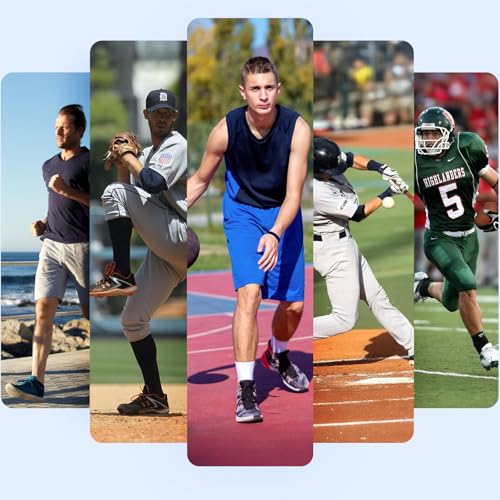 Finerview Basketball Socks for Men Boys 6 Pairs, High-Top Premium Mid Calf Athletic Socks for Adult & Youth4