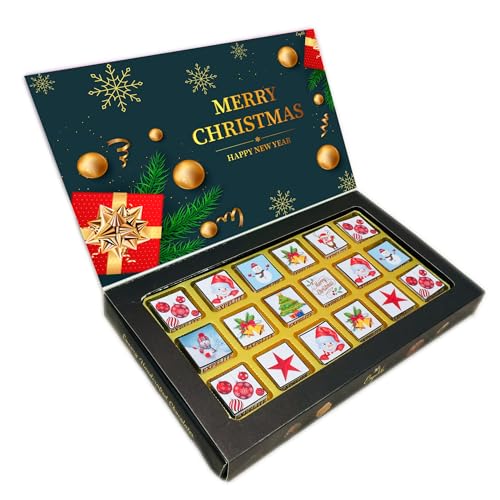 Image of Expelite Happy New Year Chocolate Gift for Kids -18 Pc Happy New Year Gift for Husband & Boyfriend, Girlfriend & Wife