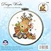 Design Works Crafts Reindeer Counted Cross Stitch Kit with Hoop