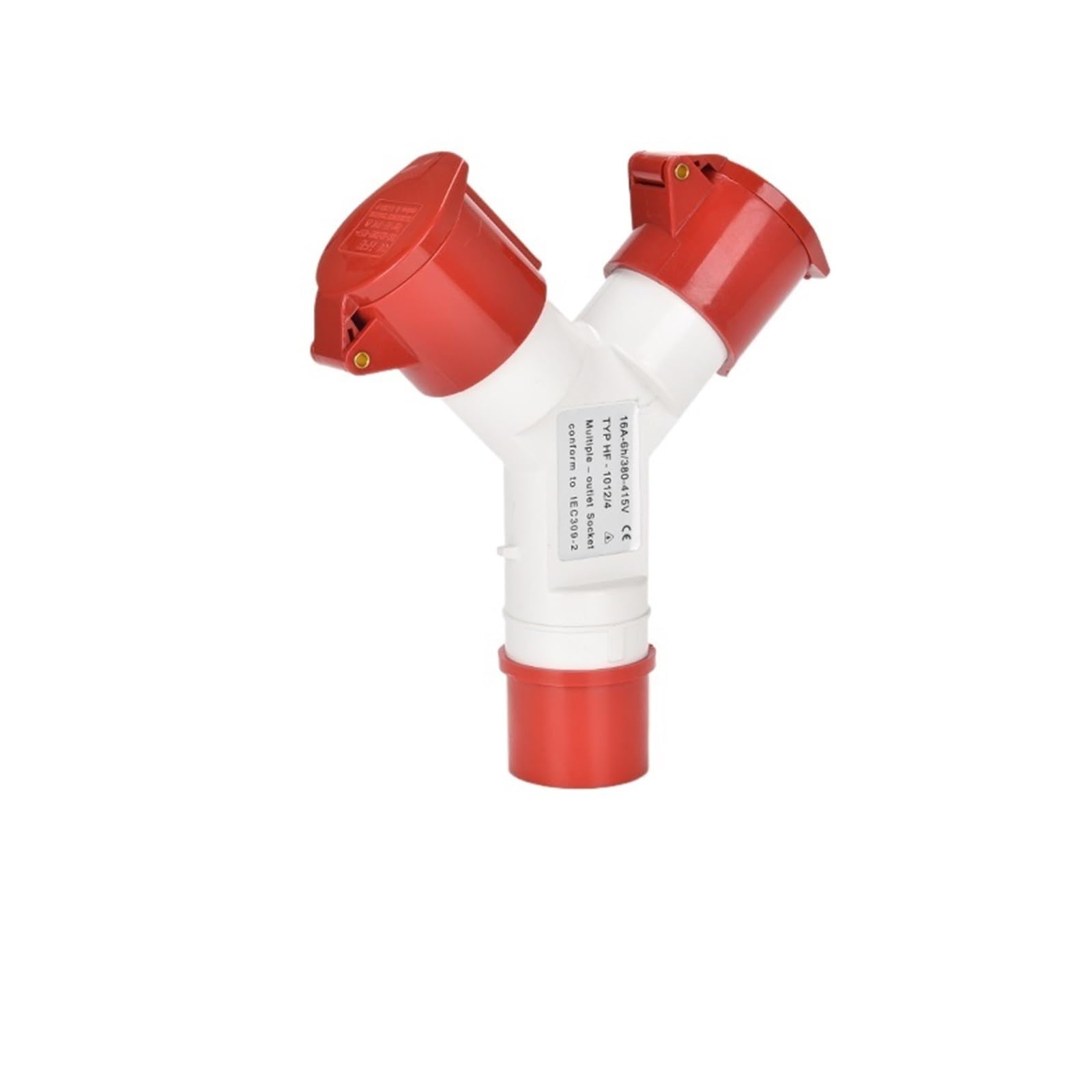 MUYTQAERG IP44 Three-Way Waterproof Industrial Aviation Plug and Socket Y-Type 1 Input to 3 3P 4P 5P 16A 32A 220V 380V(5P 16A 1to2)