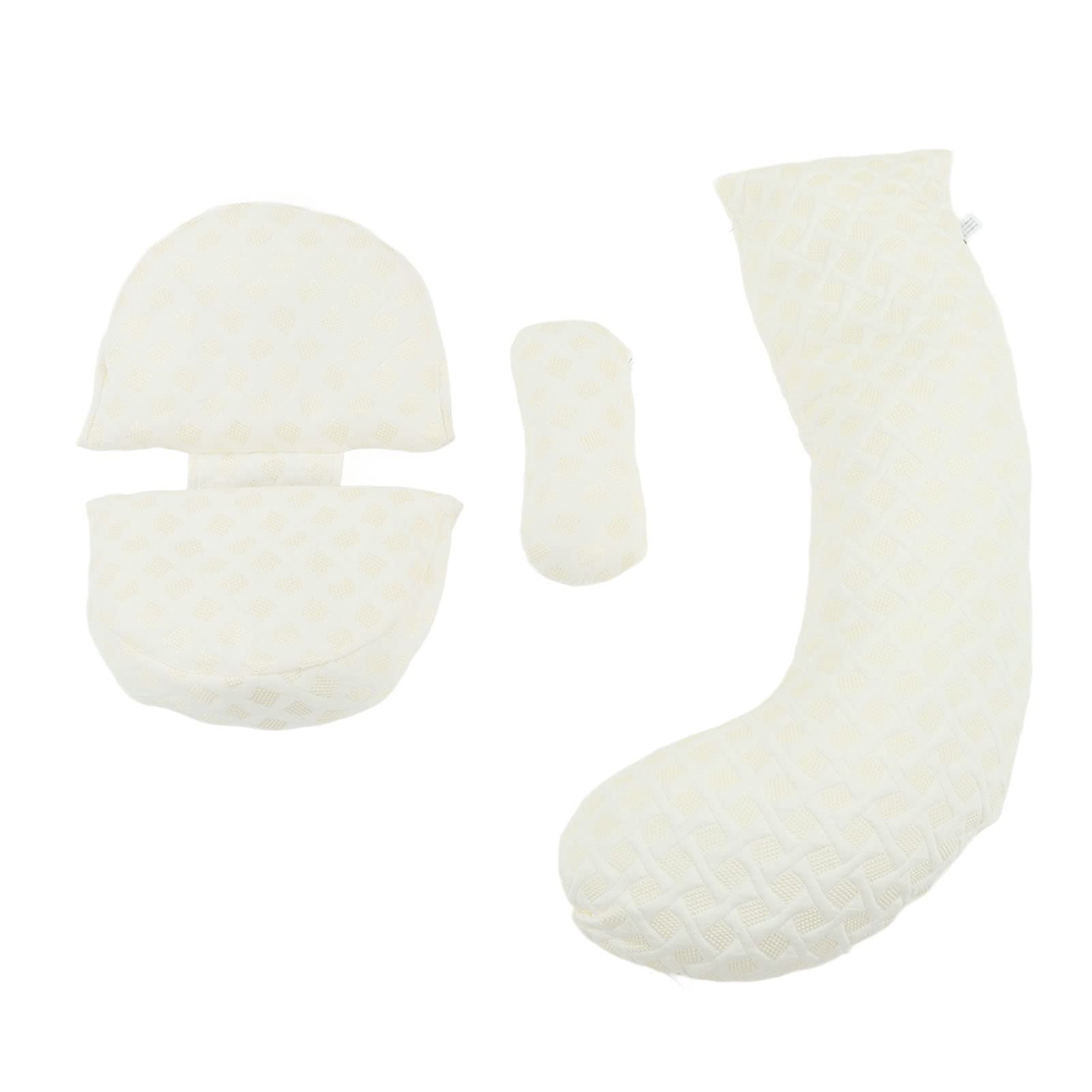 Almohada de Apoyo para Embarazo Ajustable en Forma de U con Gancho Desmontable, Almohada para Dormir de Lado, Corporal de Maternidad para Dormir, Alivio Ergonómico del Dolor de Espalda y