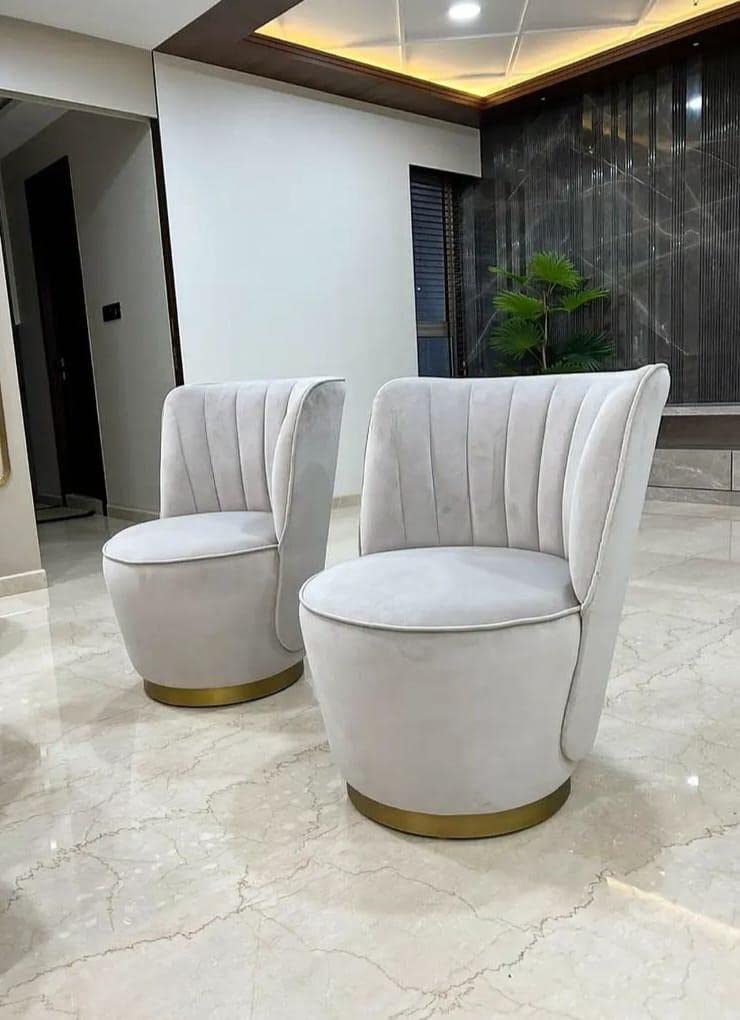 Af Zone| Lounge Chair in Grey Single Seater Sofa Set Lounge Chair Accent Chair 3X Comfortable for Living Room.