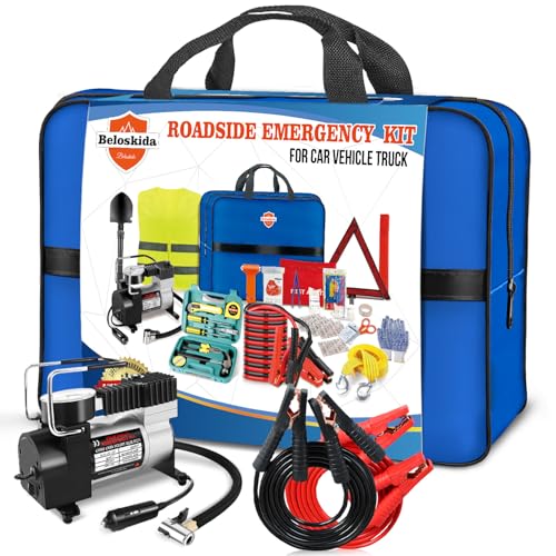 Emergency Car Kit,Roadside Emergency Tool Kit for Vehicle Truck with