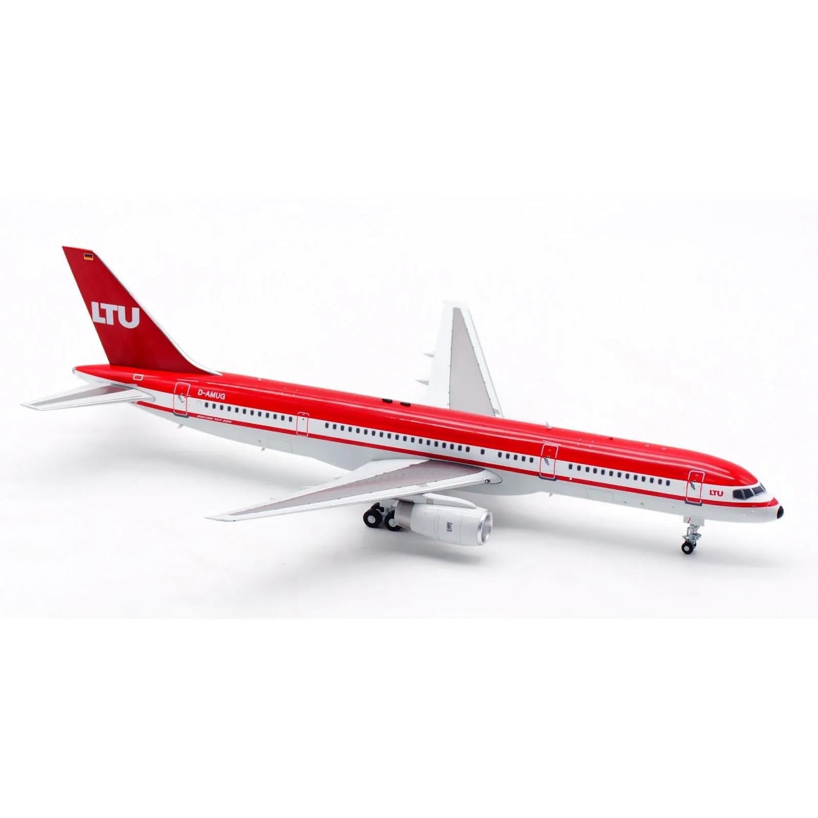 Model samolotu metalowy Model samolotu 1:200 dla LTU Airlines B757-200 odlewany model samolotu samolot odrzutowy zestaw modeli do składania linii lotniczych skala Model samolotu