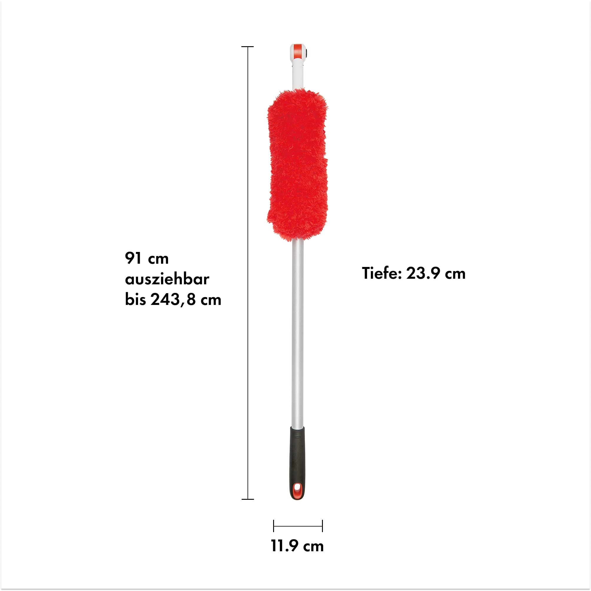 OXO Good Grips Staubwedelsystem mit großer Reichweite