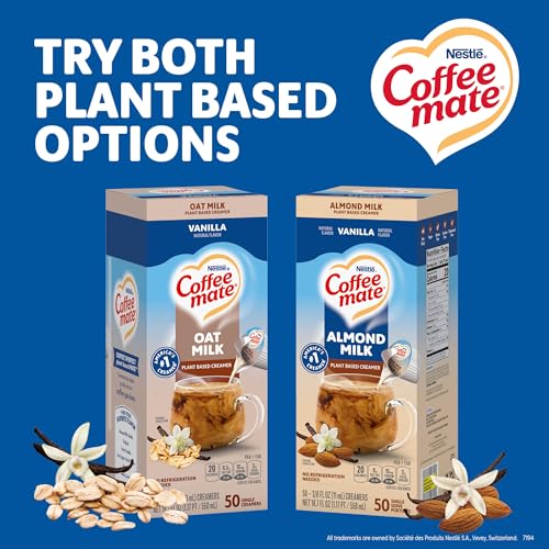 Coffee-mate Plant Based Almond Milk Vanilla Creamer Singles, 50 Count - image 9