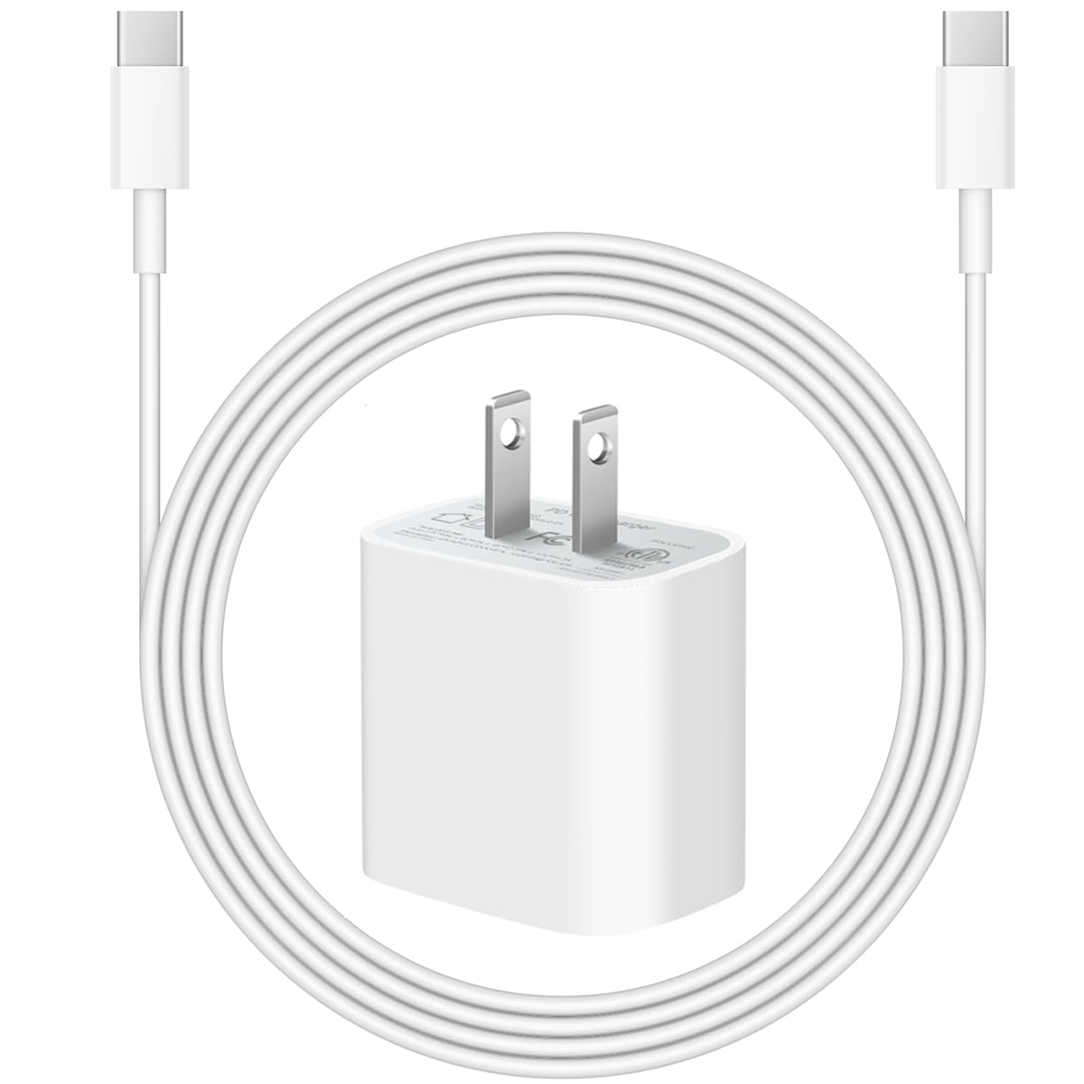 iPhone 17 16 15 Fast Charging USBC Charger Block Type C Charger 6FT Cord with iPhone Air/17/17 Plus/17 Pro/17 Pro Max/16/16 Plus/16 Pro/16 Pro Max/15/15 Plus/15 Pro/15 Pro Max/Samsung