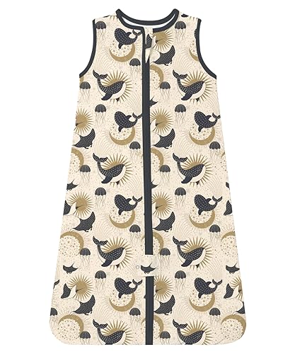 Image of TotAha Light Sleep Sack, Stretchy, Soft, Cozy Wearable Blanket Sleep Bag with 2-Way Safe Zippers for 0-6-12-24 Months 0.5 TOG