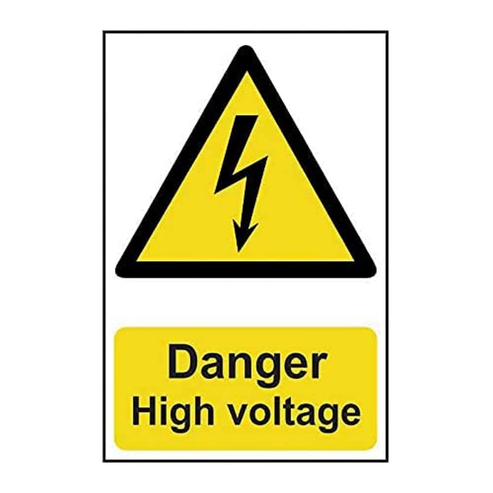 Scan Danger High Voltage Sign