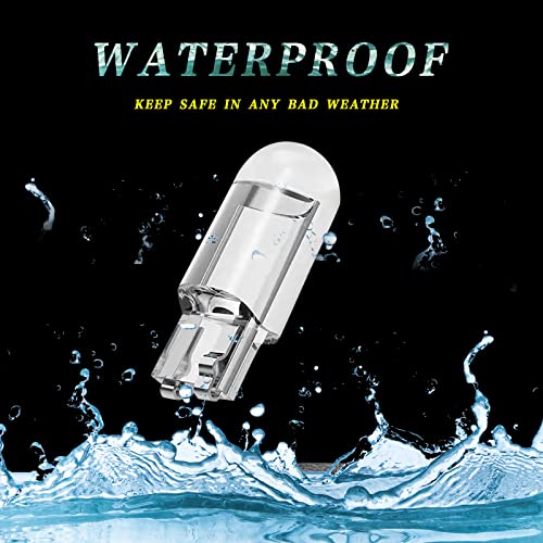 30Pack 194 Led Light Bulbs 0.36W 12V, 168 2825 W5W T10 Wedge Cob Led Replacement Bulbs, Dome Map Door Courtesy License Plate Lights Error Free Interior Bulbs For Cars (White) #TOP4