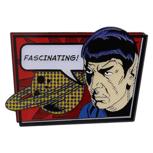 FaNaTtik Star Trek Pin Badge Spock Limited Edition, Talla única, Zinc, Sin gemas.