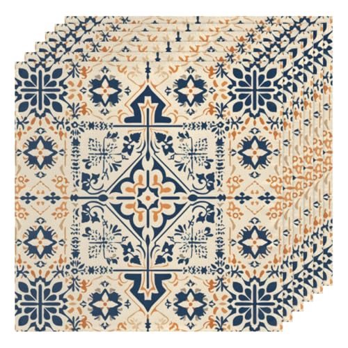 Servilletas de Tela Multicolor Cuadradas Pack x6 50.5x50.5 cm miniatura 1