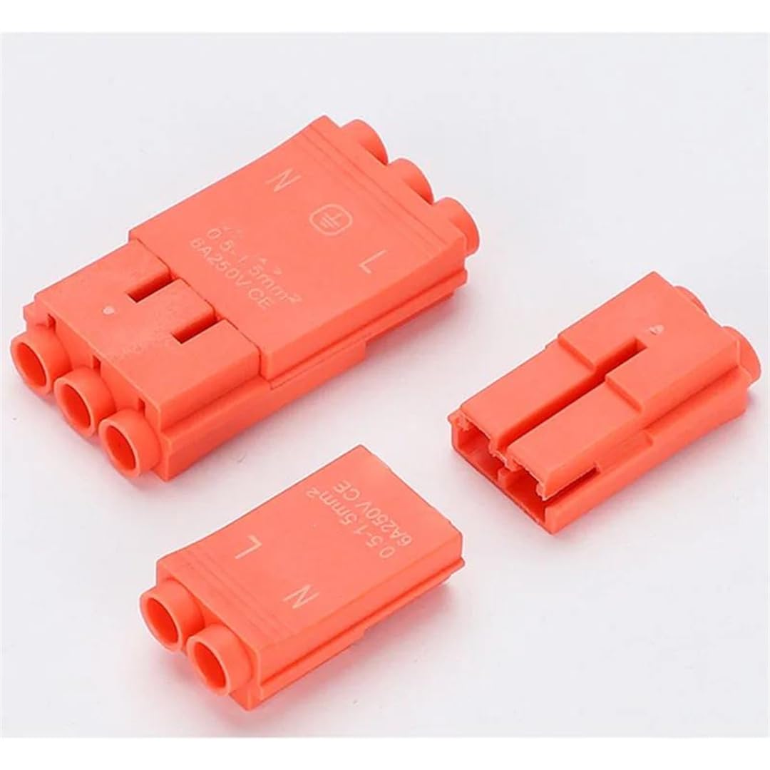 Quick Connect Terminals 2 3 Pin Electrical Wire Docking Compact Push-in Connector