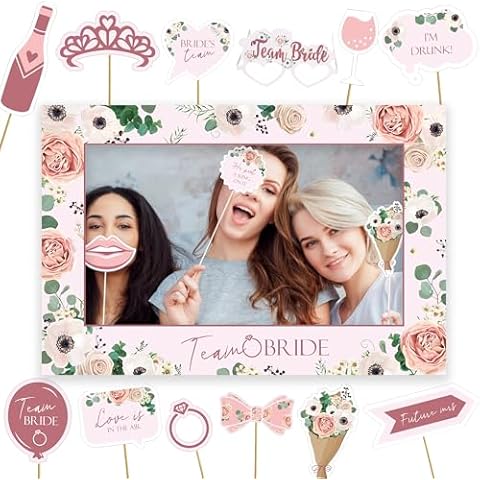 27pcs Floral Photo Booth Props Set Cover