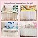 Suppromo 9ft White Table Skirt Tulle Tutu Table Skirt for Rectangle Tables White Ruffle Table Cloth for Wedding Bridal Shower Baby Shower Baptism Birthday Party Banquet Decoration(L9(ft) H 30in)