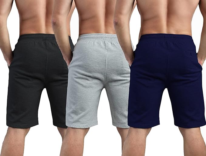 Image of boffi ... Bee-Fits Men's 100% Cotton Shorts Two Pocket with Zipper Pocket Sporty Shorts