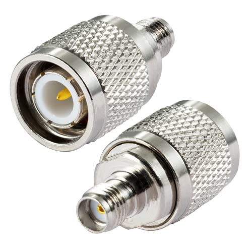 Vecys Antena 4G Adaptador TNC Macho a SMA Hembra Convertidor SMA TNC para Enrutador 2G 3G 4G LTE CB Radio WiFi Antenas Celulares WiMax Instrumentación