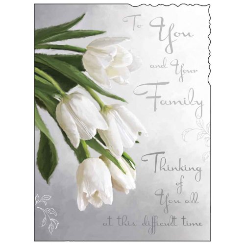 Jonny Javelin Sympathy Card to You and Your Family
