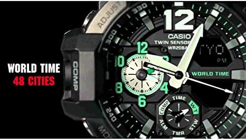 Casio Relógio G-Shock GravityMaster GA-1100-1A3DR Masculino