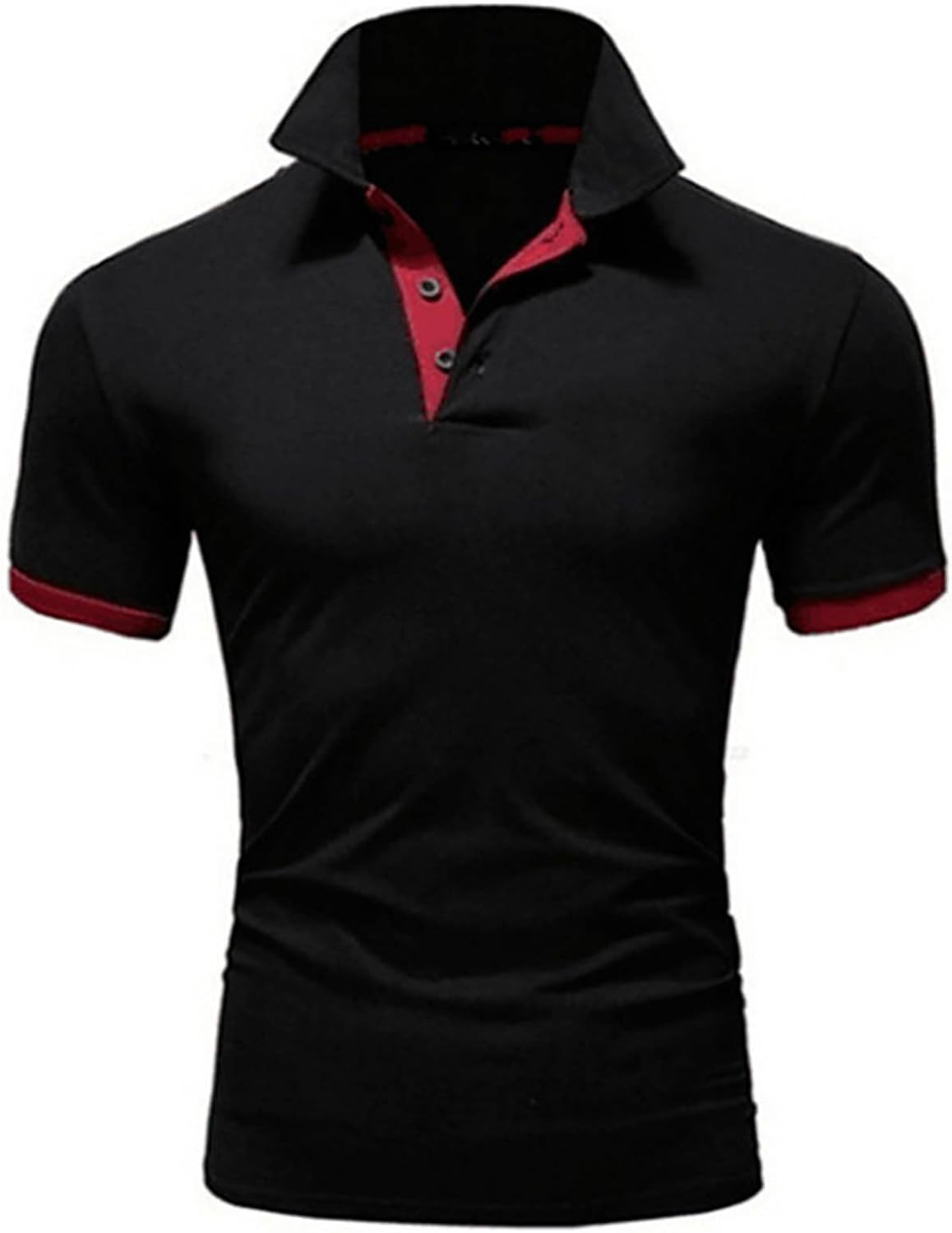 Golf Shirts for Men Lightweight Short Sleeve Slim Fit Polo T Shirt Causal Basic Solid Tees Tops Summer Clothes