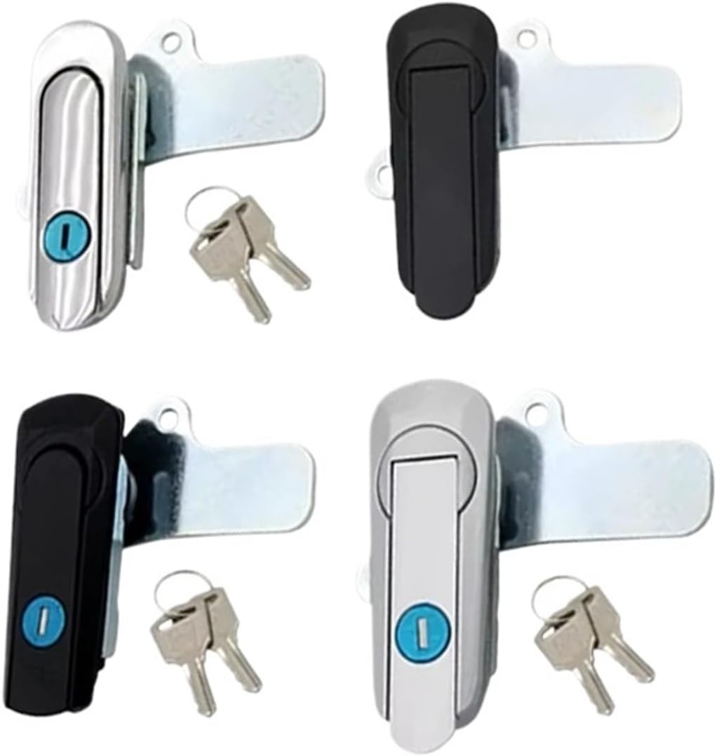 Flat Lock Zinc Alloy Door Control Box Power Distribution Equipment Machinery 1Pcs