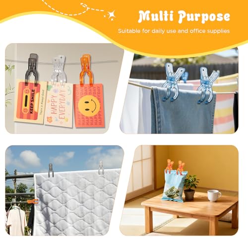 Cozary Wäscheklammern Groß, 8 Stück Handtuchklammern für Strandliegen, Handtuch Klammern Towel Clips Winddicht Handtuchclips Starke Klammern für Badetuch, Teppich, Bettwäsche