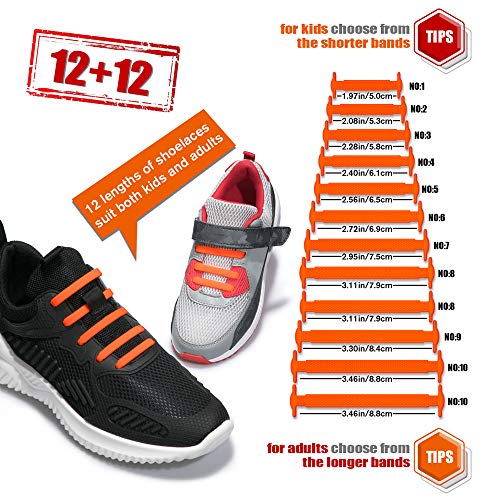 No Tie Shoelaces for Kids and Adults