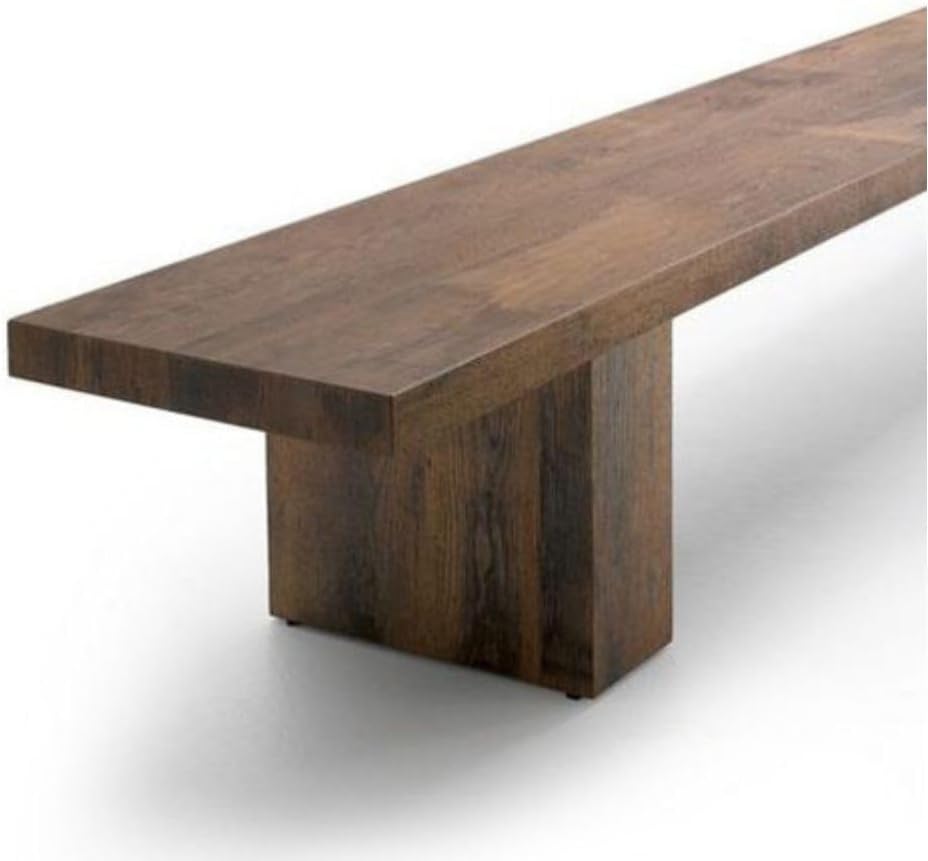 Rustic Modern Solid Wood Dining Bench – Versatile Seating for Living Room, Entryway & Kitchen – Stylish Home Furniture for Cozy Spaces