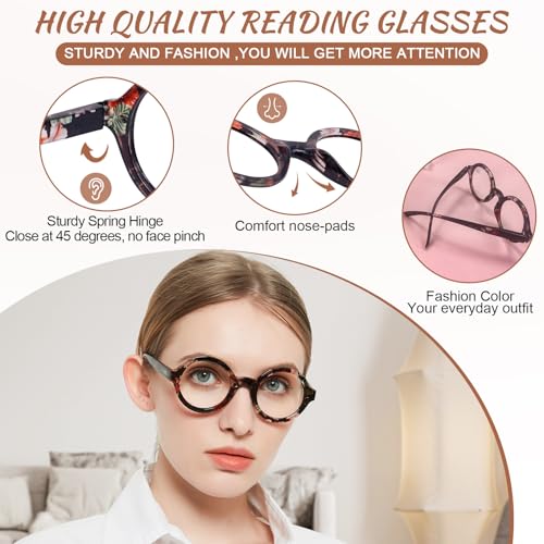 Image of OCCI CHIARI Stylish Reading Glasses Women's Readers Comfort Eyeglasses