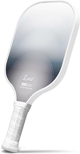 LUZZ Pickleball Paddles, T700 Carbon Fiber Pickleball Paddle Sandblasted Surface with Honeycomb Core Pickle Ball Rackets for Beginners Increased