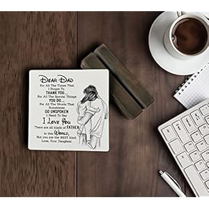 Gifts for dad from daughter wood plaque gift dear dad i love youplaque with wooden stand meaningful wood sign plaque gift for dad dear dad  urban country home decor