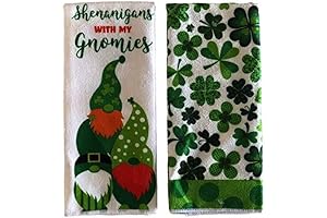 Saint Patrick's Day Kitchen Towels - 'Shenanigans with My Gnomies'
