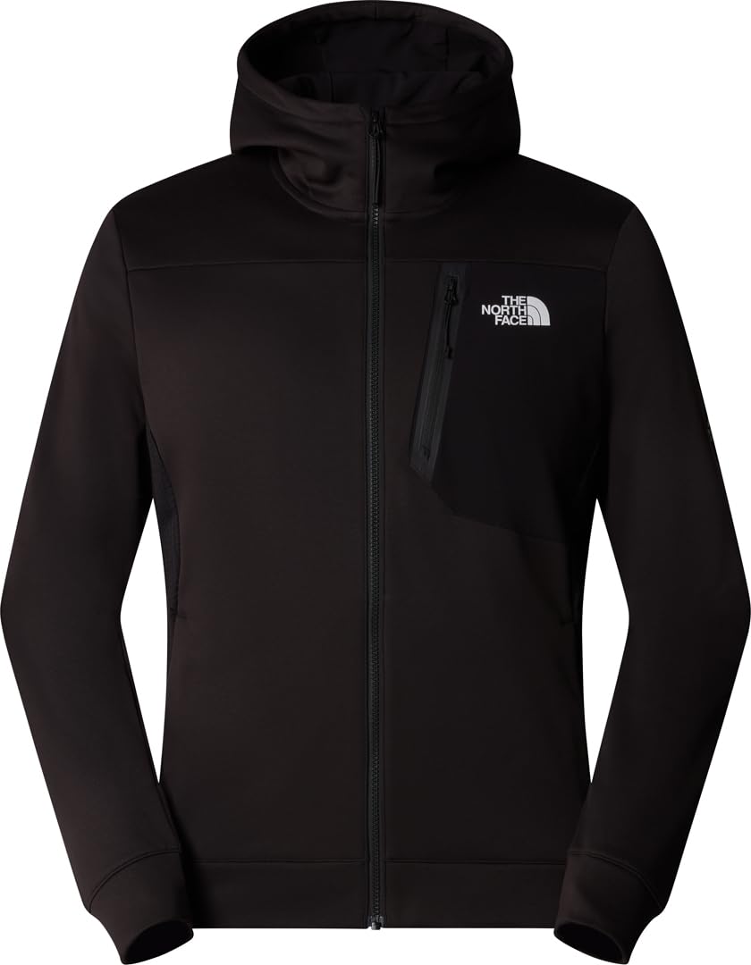 The North Face Men's Mountain Athletics Fz Flecce jacket, Tnf Black, XXL