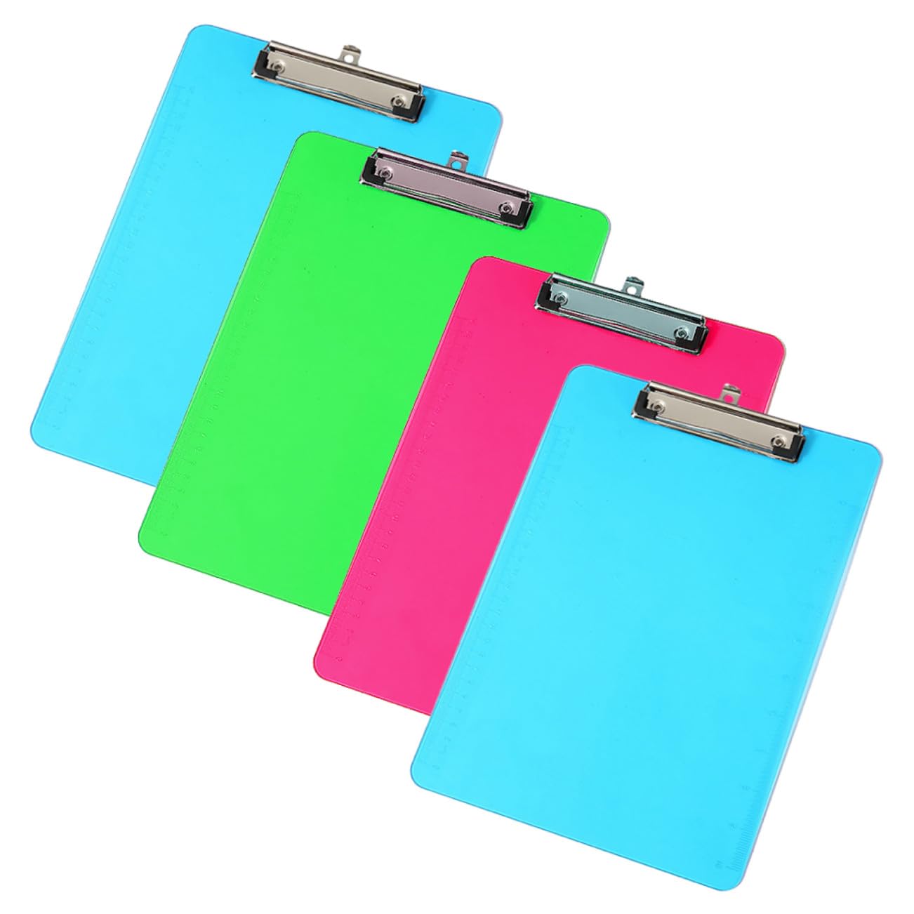 4piezas De Notas Carpeta Portapapeles De Colores y Oficina Clips Para Archivos