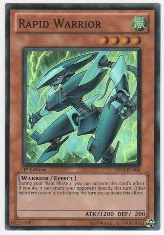 Amazon.com: Yu-Gi-Oh! - Rapid Warrior (5DS3-EN004) - Starter Deck: Duelist  Toolbox - 1st Edition