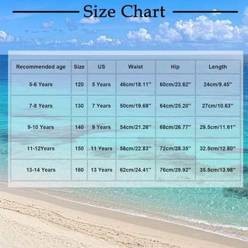 5-Pack Girls Athletic Biker Shorts, Casual Summer High Waisted Comfy Yoga Dance Undershorts for 5-14 Years3