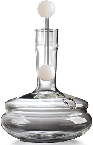 CHEMEX Hervidor de agua de vidrio soplado a mano 2 cuartos de galón