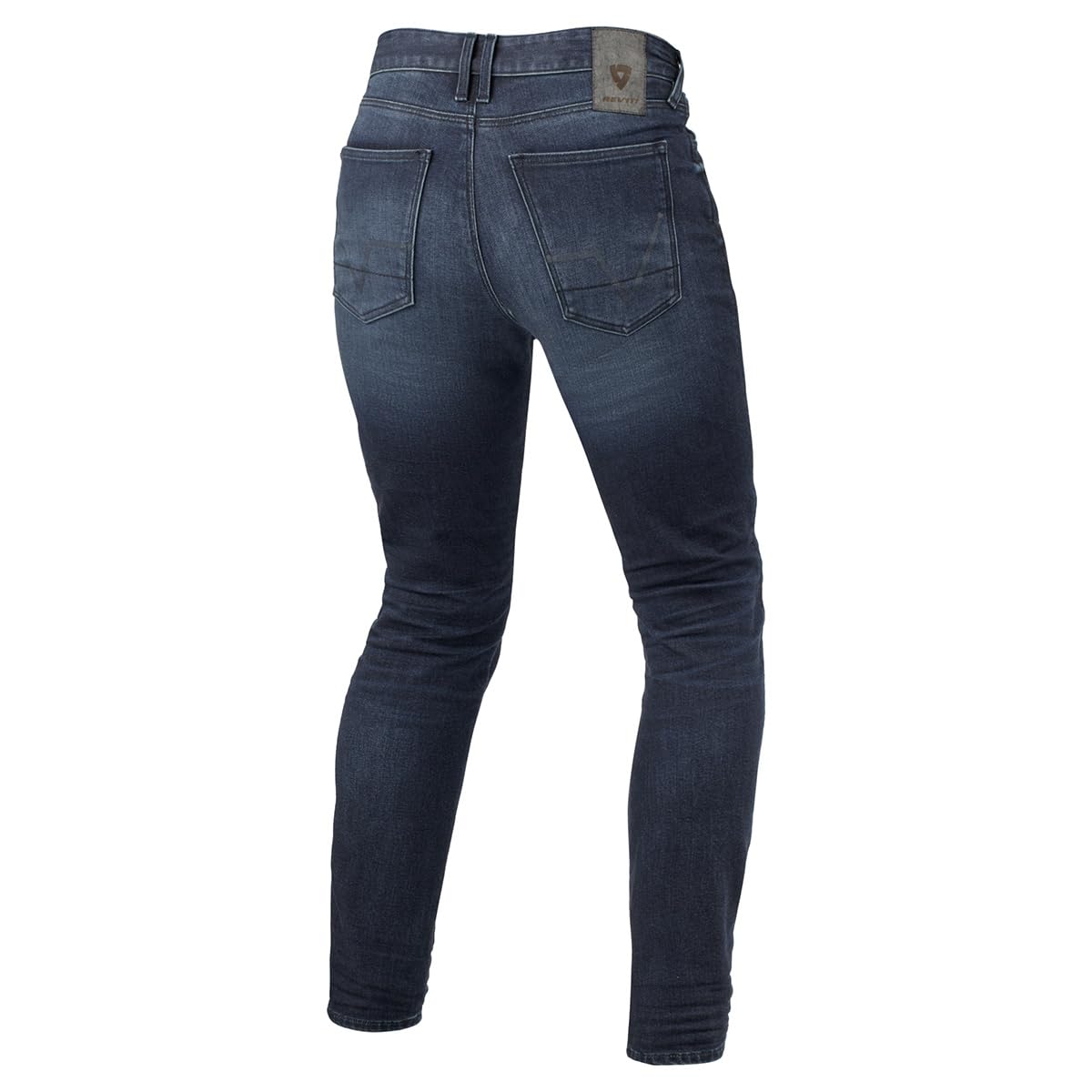 REV'IT! Men's Carlin Skinny-Fit Motorcycle Jeans (Dark Blue Used - 36Wx30L)