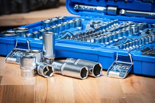 Bild 3 - BGS 2243 | Steckschlüssel-Satz Sechskant | 192-tlg. | Antrieb 6,3 mm (1/4") / 10 mm (3/8") / 12,5 mm (1/2") | inkl. Koffer