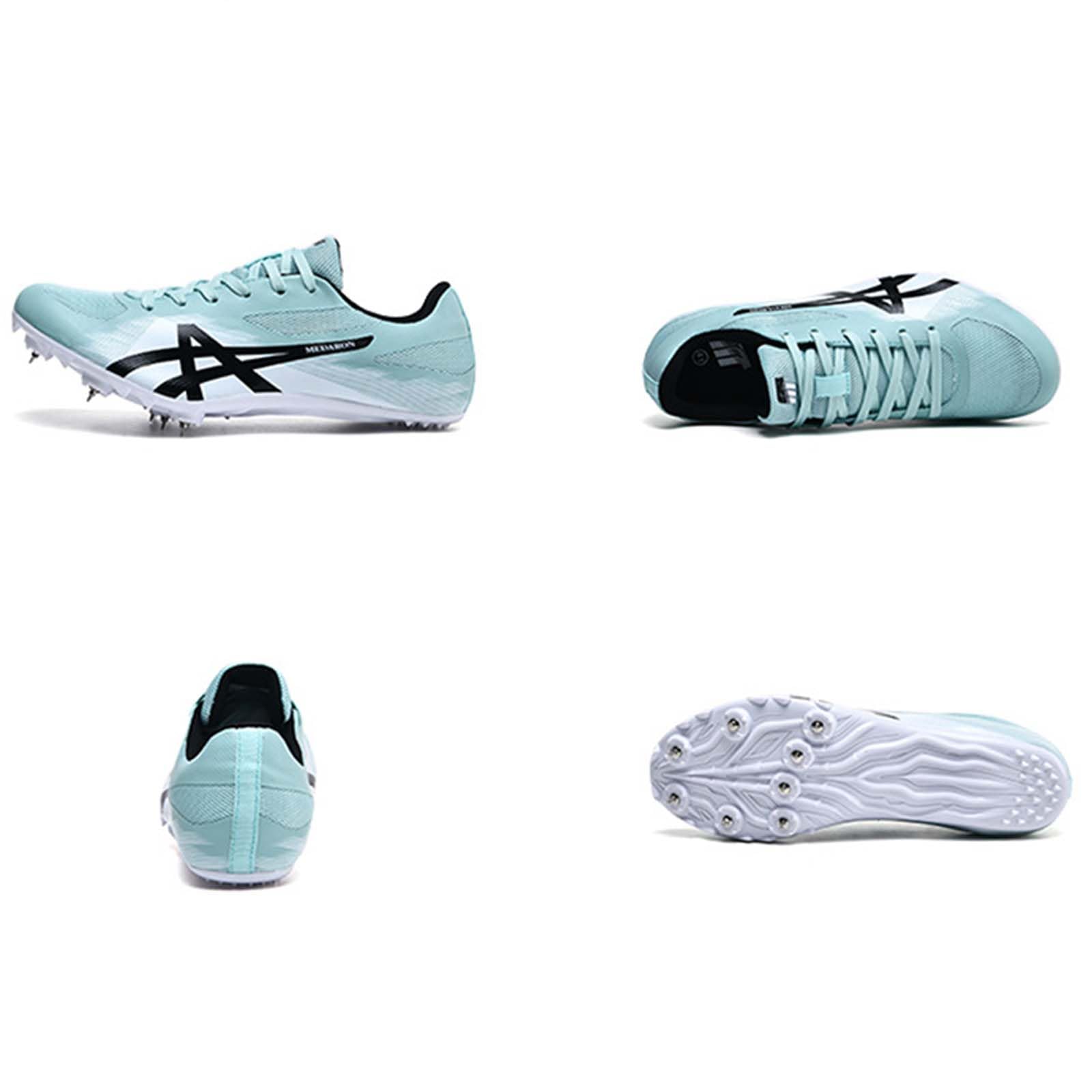 Leichtathletikschuhe 8 Nägel Unisex Atmungsaktive Leichte Jugendsportschuhe rutschfeste Sprint Schuhe Athletik Schuhe