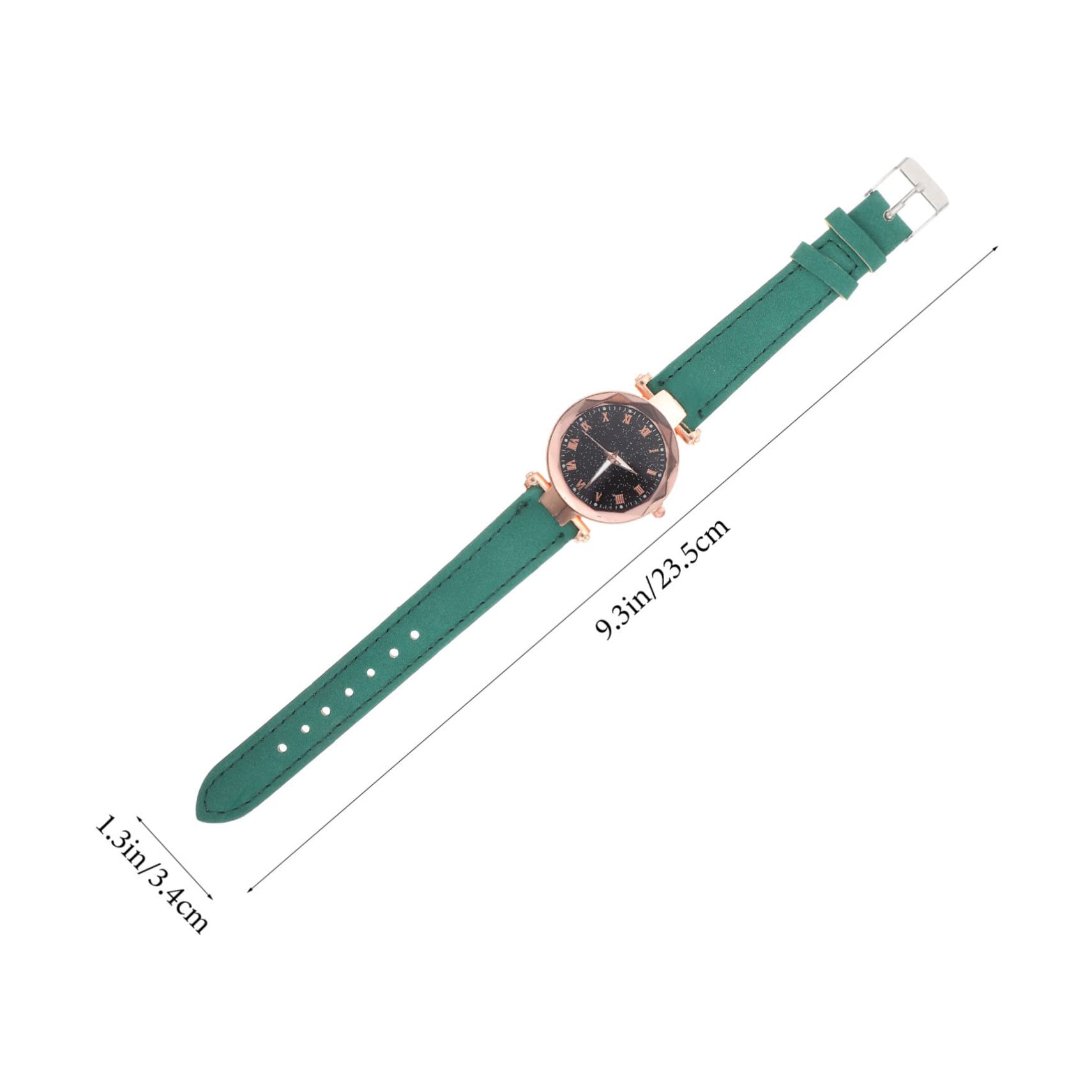 5st Quarz Damenuhren Jugenduhren Modeuhren Für Damen Uhr Für Männer Uhren Für Kinder Männer Schauen Zu Damengürteluhr Studenten Schauen Zu Armbanduhr Rostfreier Stahl Green